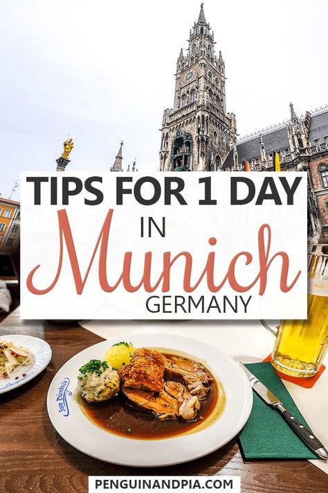 Wondering how to spend one day in Munich, Germany? In this guide, we'll walk you through our version of a one-day Munich itinerary from sunrise and breakfast to attractions, dinner and delicious coffee! #munich #germany #traveltips Hip Restaurant, Munich Travel Guide, Munich Travel, Germany Travel Guide, Nouveau Architecture, Yoga Kurse, Yoga Online, Bar Scene, Aesthetic Couple