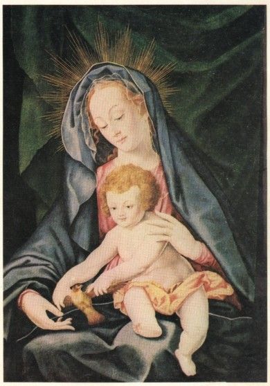 Bernardo Bitti Virgen del Pajarito -Catedral del Cuzco Giorgio Vasari, Google Art Project, Istoria Artei, Galleria D'arte, Sandro Botticelli, Art Sacre, Italian Painters, Madonna And Child, A4 Poster