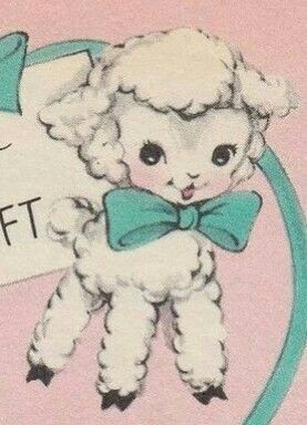 Sheep Drawing, Petit Tattoo, Cocoppa Wallpaper, Wallpaper Tumblr, Vintage Drawing, Vintage Kitsch, Card A, Creepy Cute, Vintage Cards