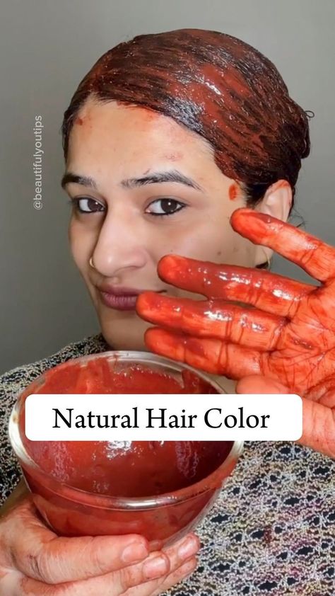 Natural Red Hair Color, Get Rid Of Grey Hair, Quick Hair Growth, Homemade Hair Treatments, Hair Care Remedies, Shine Hair, Natural Red Hair, Hair Care Recipes, Hair Growing Tips