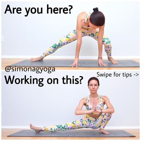 Simona G Yoga on Instagram: “Skansasana, side lunge, ninja pose, war pose whatever you want to call it it is a nice pose. Use modifications as needed, keep spine long…” Side Lunge Yoga Pose, Ninja Pose, Swimming Drills, Paddle Board Yoga, Yoga For All, Yogi Bear, Side Lunges, Yoga Props, Basic Yoga