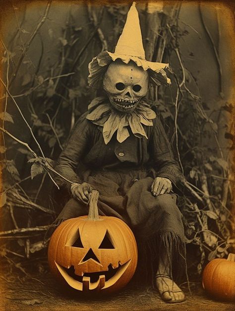 Vintage Horror Art, Old Halloween Photos, Fotos Halloween, Happy Samhain, Vintage Halloween Printables, 1920s Halloween, Creepy Photography, Gif Terror, Vintage Halloween Photos