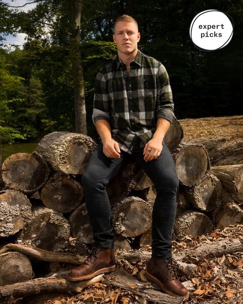 Stitch Fix Men on Instagram: “Think it’s impossible to look as good as #StitchFixInfluencer and pro football player @christianmccaffrey? Think again. He put together a…” Stitch Fix Men, Fall Flannel, Flannel Outfits, Stylish Men Casual, Think Again, Men In Uniform, Men Fashion Casual Outfits, Football Player, Performance Fabric