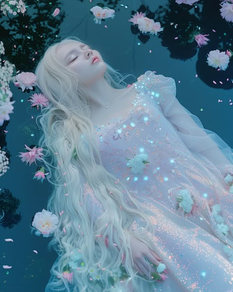 Iridescent Saturday Vibes 💖✨ #iridescence #glitter Unicorn Aesthetic, Iridescent Mermaid, Saturday Vibes, الفن الرقمي, Winter Color Palette, Fancy Gowns, Diamond Face, White Horses, Art Poses