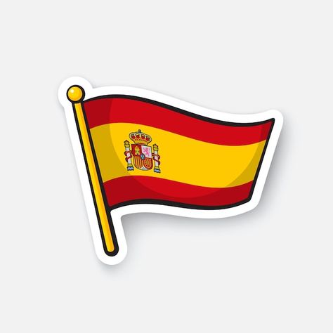 Location Symbol, Flag Of Spain, Spanish Flags, Spain Flag, 3d Art Drawing, Flagstaff, Stationery Templates, Event Food, Business Card Maker