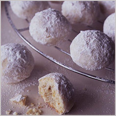 Butter Balls, Mexican Wedding Cookies, Danish Wedding Cookies Recipe | Saveur Butter Ball Cookies Recipe, Danish Wedding Cookies, Homemade Candy Recipes, Russian Tea Cakes Recipe, Tea Cookies Recipe, Butterball Cookies, Russian Tea Cookies, Wedding Cookies Recipe, Russian Tea Cakes