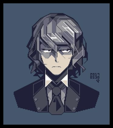 Cool looking portrait in Pixel Art Pixel Art Self Portrait, Pixel Hair Art, Pixel Horror Art, Pixel Art Character Portrait, Pixel Art Eyes, Pixel Anime Art, Pixel Art Reference, Pixel Art Person, Pixel Character Design