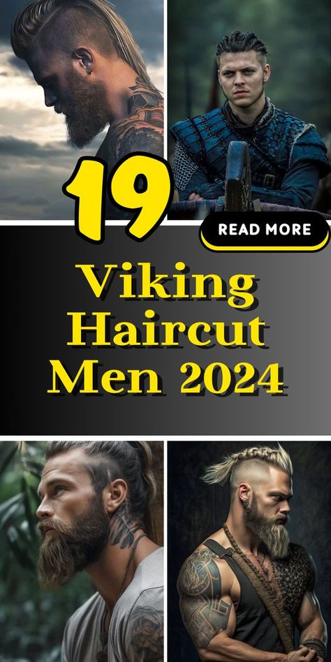 Funny Hairstyles For Men, Mens Viking Haircut, Viking Haircut Men Long, Top Knot Hairstyles Men, Viking Undercut Hair Men, Curly Hair Viking Style, Viking Men Braids, Undercut Viking Hair, Viking Men’s Braid