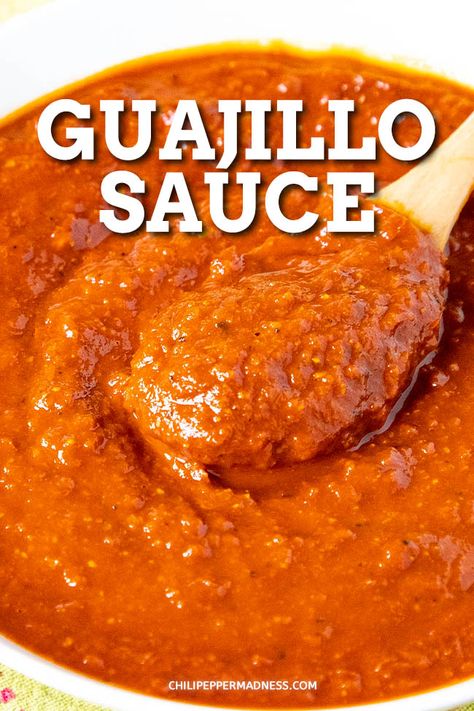 Mexican Sauce Recipes, Guajillo Sauce, Mexican Salsa Recipes, Authentic Mexican Recipes, Mexican Sauce, Tamale Recipe, Mexican Salsa, Hot Sauce Recipes, Mexican Cooking