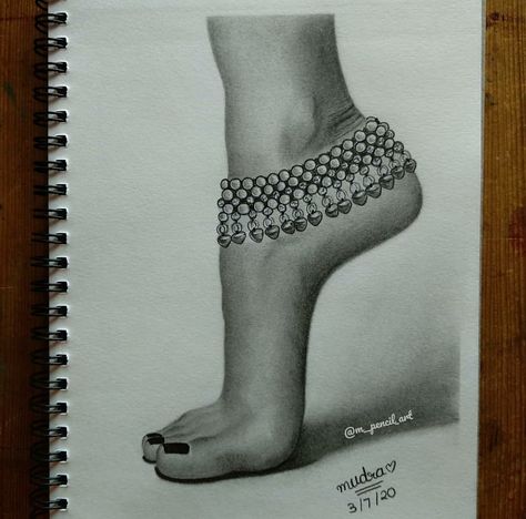 Anklets Drawing Sketch, Anklet Drawing, Basics Drawing, Color Mixing Chart Acrylic, Indian Drawing, Sketch Images, Pencil Drawing Images, Abstract Pencil Drawings, Productive Work