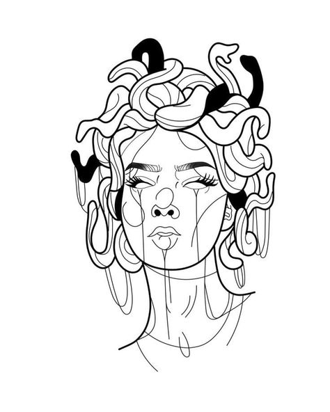 Yakuza Tattoo, Single Line Tattoo, Medusa Tattoo, Gothic Tattoo, Tatuaje A Color, Ink Master, Tattoo Art Drawings, Dainty Tattoos, Celebrity Tattoos