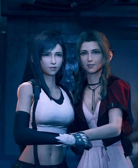 Tifa And Aerith Matching Icons, Aerith And Tifa, Aerith Tifa, Tifa And Aerith, Tifa Aerith, Final Fantasy Aerith, Final Fantasy Xii, Final Fantasy Collection, Advent Children