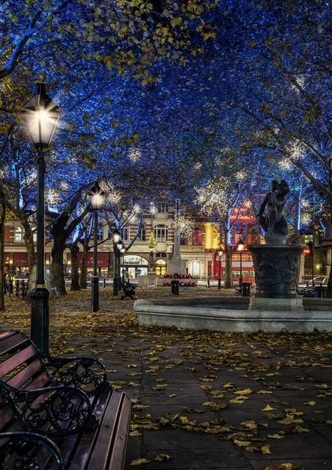 Sloane Square, Chelsea, London - Living here for my first semester of school was life-changing. Sloane Ranger, Sloane Square, Blue Stuff, I Love London, London Christmas, Love London, Christmas Around The World, Royal Court, England And Scotland