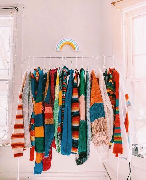 averymadelinee ☼ Rainbow Academia Outfits, Clothing Athstetic, Vibrant Academia Outfits, Rainbow Academia, Vibrant Academia, Classy Grunge, Moda Vintage, Thrift Shopping, Look Vintage