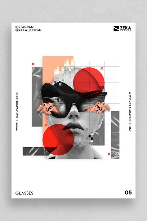 Glasses Poster Design Inspiration by Zeka Design, check the link if you want to see the full Glasses Poster Collection and more graphic design projects!  Creative Poster design, Modern Poster Design, Editorial Design, Minimalist Poster Design, Poster Design Layout, People Poster Design, Graphic Design Posters, Minimalist Graphic Design, Creative Graphic Design, Modern Graphic Design, Graphic Design Inspiration, Graphic Design Ideas. Glasses Poster Design, Collage Magazine, Mises En Page Design Graphique, Minimalist Poster Design, 달력 디자인, Minimalist Graphic Design, Text Poster, Poster Design Layout, Poster Graphic Design