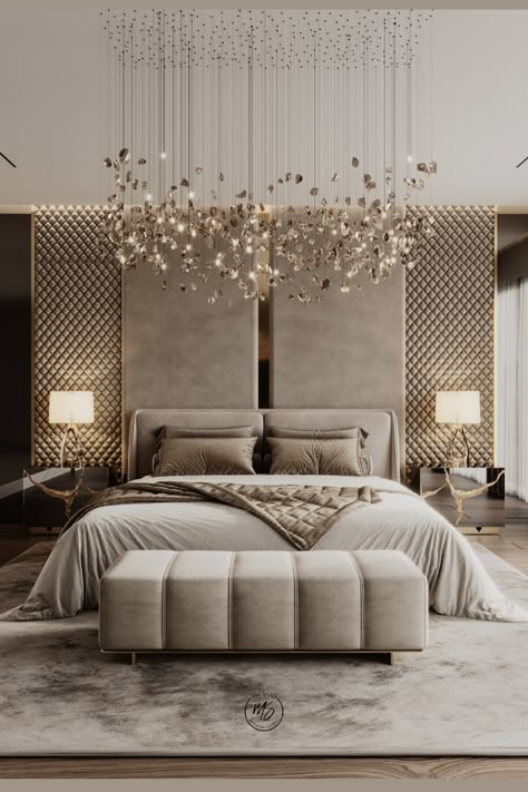 The epitome of sophistication and style, these luxury bedrooms redefine the concept of beauty and elegance in interior design ✨ #luxuryinteriors #bedroom #bedroomdesign #nightstand #bedsidetable Luxury Bedroom Furniture, Sophisticated Bedroom, Bedroom Interior Design Luxury, Modern Luxury Bedroom, Luxury Bedroom Design, Master Room, Luxury Bedroom Master, Inspire Me Home Decor, Luxurious Bedroom