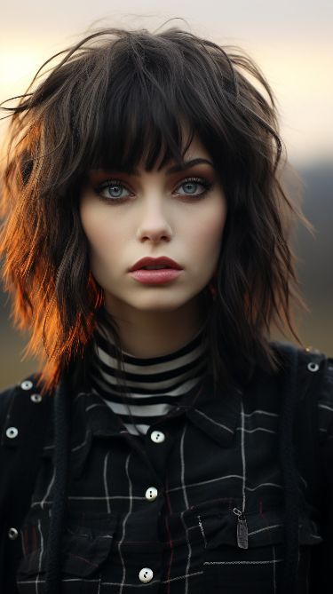 Emo Hair Ideas, Hair Jazz, Emo Hairstyles, Rocker Hair, Hairstyles For Girls, Bangs With Medium Hair, Choppy Hair, Beauty Tips For Glowing Skin, Emo Hair