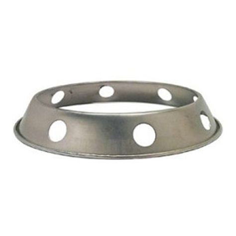 Zinc-coated ring-shaped stand for Chinese wok. 8-1/4 top outer diameter, 7-3/8 top inner diameter, 10 bottom outer diameter, 1-5/8 high. Made of a single piece of metal, no welding. Wok Rings, Frying Pans, Restaurant Equipment, Ring Stand, Frying, Single Piece, Home Garden, Kitchen Dining, Plating