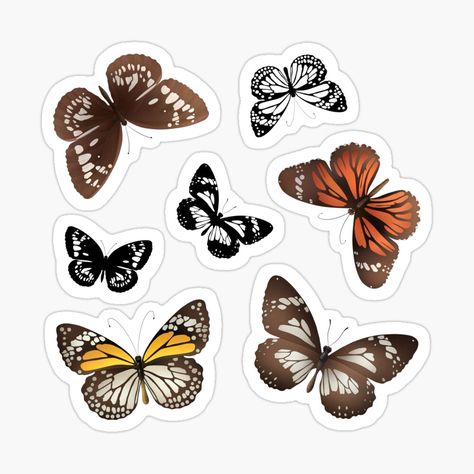 Get my art printed on awesome products. Support me at Redbubble #RBandME: https://www.redbubble.com/i/sticker/Realistic-monarch-butterfly-stickers-colorful-butterfly-set-beautiful-butterfly-set-insect-stickers-monarch-vintage-aesthetic-butterfly-stickers-monarch-stickers-by-AnastasiaElsieM/160705771.JCQM3?asc=u Aesthetic Butterfly Stickers, Vintage Butterfly Stickers, Insect Stickers, Aesthetic Butterfly, Stickers Colorful, Butterfly Stickers, Colorful Butterfly, Decorate Notebook, Vintage Butterfly