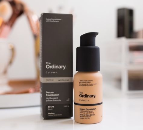 Ordinary Foundation, Ordinary Serum, The Ordinary Serum, Serum Foundation, Beauty Hair, The Ordinary, Fashion Blog, Shampoo Bottle, Serum