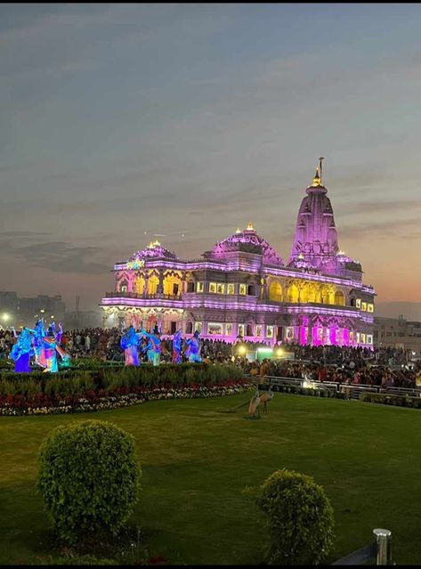 Iskon Temple Vrindavan, Prem Mandir Vrindavan Hd, Vrindavan Temple, Dslr Blur Background, Prem Mandir, Mathura Vrindavan, Vrindavan Dham, Vrindavan Photography Pictures, Holi Pictures