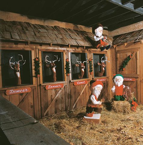 reindeer barn - AOL Image Search Results Christmas Venue, North Pole Santa's Workshop, Christmas Props, Branson Mo, Christmas Float Ideas, Operation Christmas Child, Cowboy Christmas, Christmas Shows, Christmas Parade