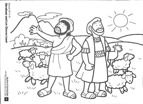 Abraham And Lot, Jesus Coloring Pages, Sunday School Coloring Pages, Abraham And Sarah, Miracles Of Jesus, Bible Story Crafts, Photo Tag, Preschool Bible, School Coloring Pages