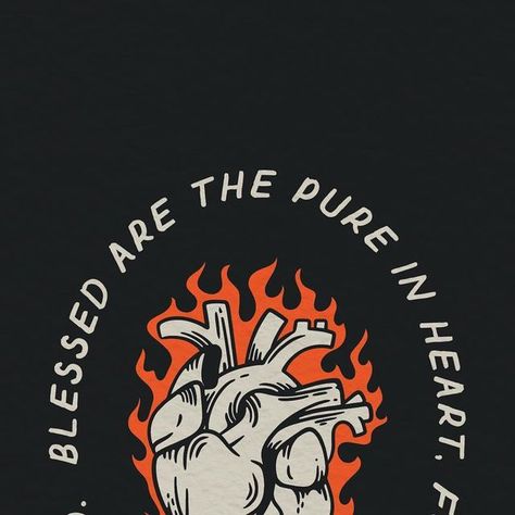 Proclamation Coalition on Instagram: "”Blessed are the pure in heart, for they will see God.“ ‭Matthew‬ ‭5‬:‭8‬ ‭❤️‍🔥❤️‍🔥❤️‍🔥" Proclamation Coalition, Pure Of Heart, Catholic Wallpaper, Matthew 5, Merch Ideas, January 11, The Pure, Abba, See It