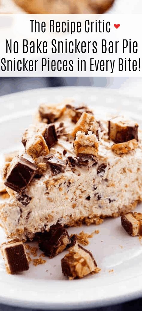 Snickers Dessert, Snickers Pie, Snickers Recipe, Snickers Cake, No Bake Summer Desserts, Thanksgiving Desserts Easy, Snickers Bar, Cold Treats, Easy No Bake Desserts