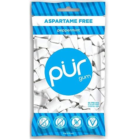 aspartme free gum gut health Chewy Candy, Gum Arabic, Peanut Free, Natural Sugar, Chewing Gum, Mint Chocolate, Gourmet Food, Wine And Spirits, Oral Health