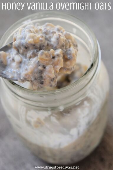 Overnight Oats Honey, Popular Breakfast Recipes, Vanilla Overnight Oats, Strawberry Overnight Oats, Vanilla Honey, Lent Recipes, Oats And Honey, Oats Recipe, Vanilla Greek Yogurt