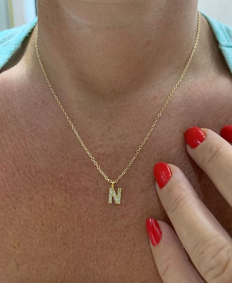 Initial N Necklace, Gold Evil Eye Necklace, Small Letter Necklace, Tiny Dainty Name Necklace Letter, N letter Evil Ye Necklace, Gift for Her by NalansJewellery on Etsy N Necklace, Initial N, N Letter, Gold Evil Eye Necklace, Letter Necklace Initials, 13 Birthday, Amulet Bracelet, Dainty Choker Necklace, Peace Sign Necklace