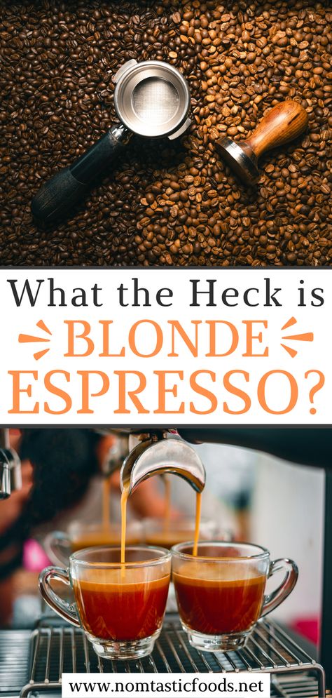 Are you Team Blonde or Team Dark? Get ready to take sides as we spill the beans on the differences between Blonde Espresso and Regular! We explore the flavors, characteristics, and the art behind these two popular choices. Uncover the mysteries of your morning cup, pin for reference, and join us on this caffeine-infused adventure! Blonde Espresso Starbucks | Blonde Espresso Roast | Blonde Espresso Drinks | Blonde Espresso Recipes | Blonde Espresso Drinks at Home #BlondeEspresso #Espresso Blonde Espresso Starbucks, Espresso Drinks At Home, Blonde Espresso, Instant Coffee Recipes, Coffee Knowledge, Coffee Education, Espresso Drink, Hot Coffee Drinks, Team Dark