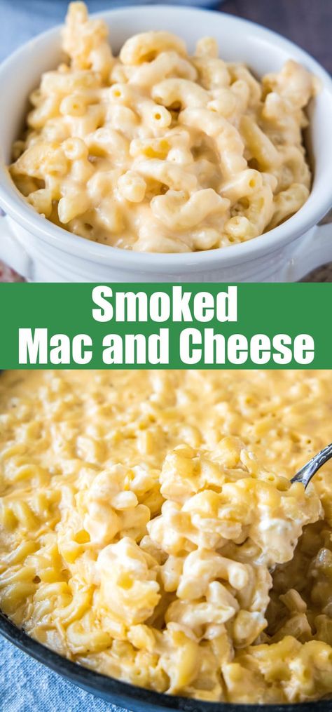 Smoked White Cheddar Mac And Cheese, Smoker Mac N Cheese, Smoked Mac And Cheese Traeger, Simple Smoked Mac And Cheese, Smoky Mac And Cheese Recipe, Smokey Mac And Cheese Recipe, Smoked Velveeta Mac And Cheese, Smoked Mac And Cheese Recipes Pit Boss, Smoked Macaroni And Cheese Recipes