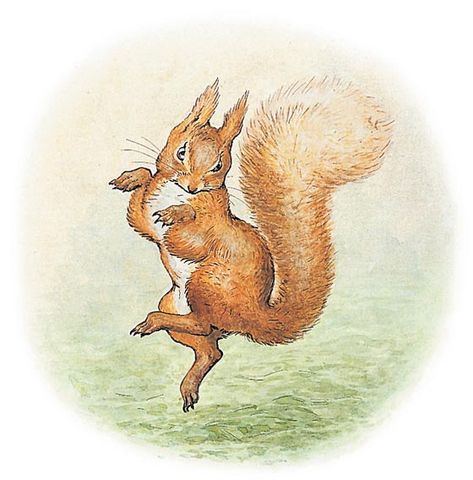 Beatrix Potter Squirrel Appreciation Day, Squirrel Nutkin, Beatrix Potter Illustrations, Beatrice Potter, Peter Rabbit And Friends, Potter Art, 22 December, Red Squirrel, Beatrix Potter