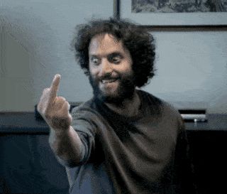 Middle Finger Gif, Cinemagraph Gif, Funny Face Gif, Mood Gif, Very Funny Images, Flipping The Bird, Reaction Gif, Meme Gifs, Animiertes Gif