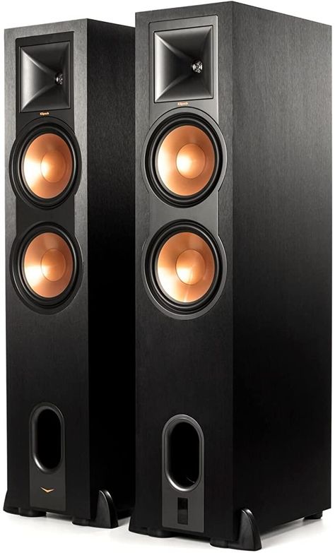 Klipsch Speakers, Floor Speakers, Motos Suzuki, Wooden Speakers, Home Speaker, Audiophile Speakers, Floor Standing Speakers, Speaker Box Design, Hi Fi System