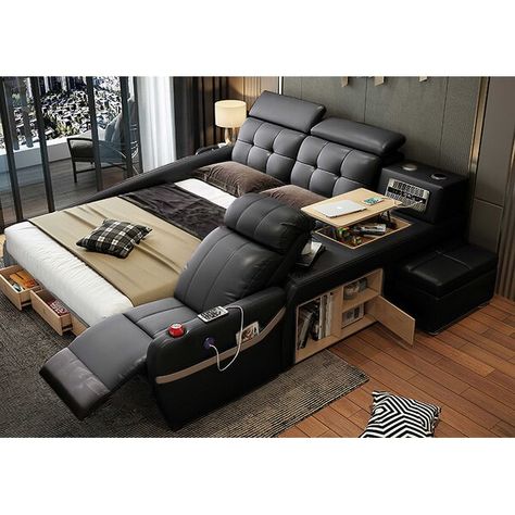 Futuristic Bed, Luxury King Bed, Sectional Living Room Sets, Queen Size Bed Sets, Modern Murphy Beds, Convertible Bed, Smart Bed, Futuristic Furniture, King Size Bedding Sets