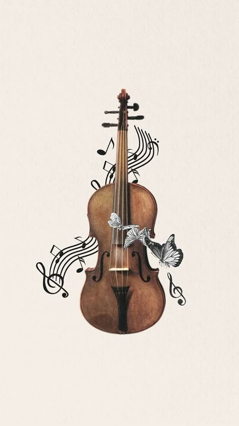 Music Iphone Wallpaper, Iphone Wallpaper Collage, Violin Drawing, Violin Poster, Cello Art, Classical Music Poster, Musical Wallpaper, Iphone Wallpaper Music, Violin Art