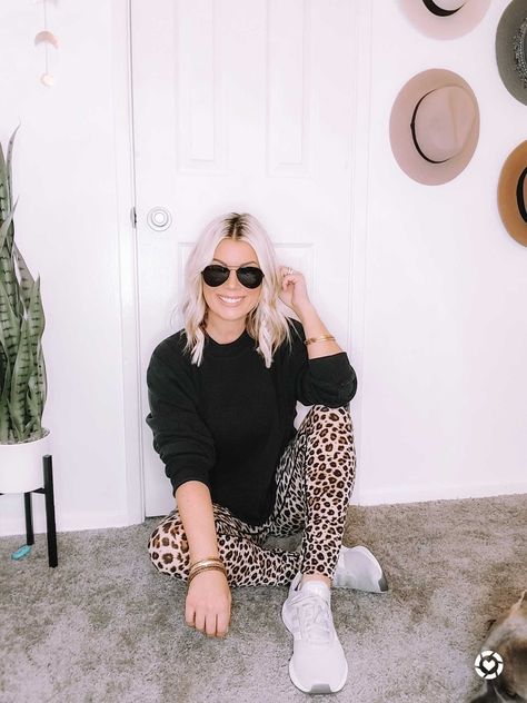 leopard leggings http://liketk.it/3msVs @liketoknow.it #liketkit #ltkstyletip #ltkunder50 #ltkunder100 Leopard Print Leggings Outfit, Leopard Leggings Outfit, Leggins Outfit, Printed Leggings Outfit, Hiking Outfits, Leopard Outfits, Random Style, Leopard Leggings, Leopard Print Leggings