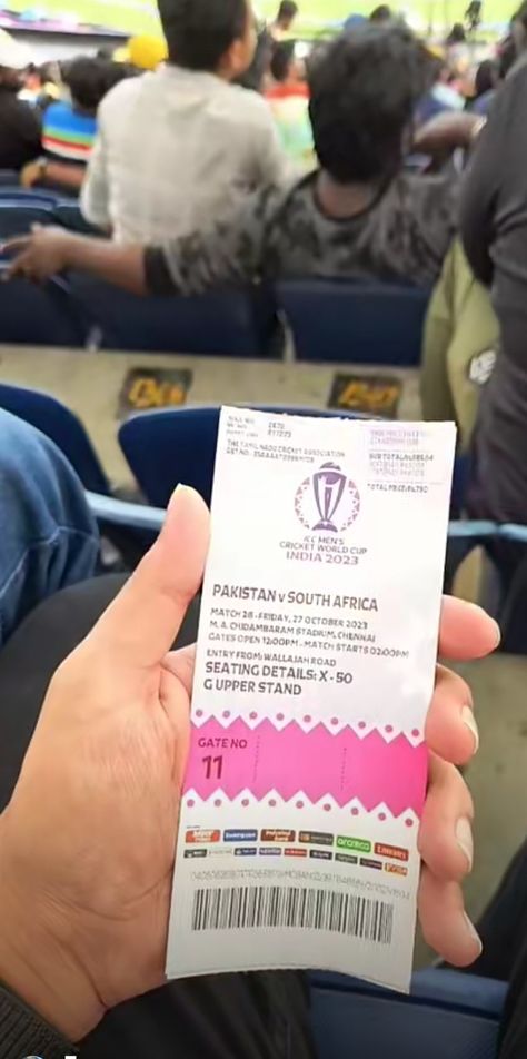 World Cup Ticket World Cup Tickets, Cricket World Cup, Things To Buy, World Cup, South Africa, Pakistan