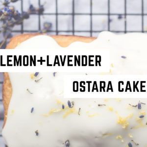 Lemon + Lavender Ostara Cake Recipe » Plentiful Earth Ostara Cake, Dessert For Potluck, Ostara Recipes, Ostara Rituals, Wicca Recipes, Kitchen Witch Recipes, Lavender Cake, Spring Baking, Glaze For Cake