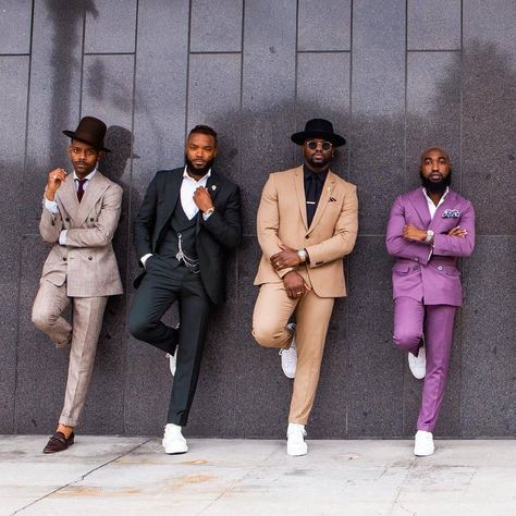 Dapper Gentleman Style Casual, Sneaker Ball Outfit Ideas Men, Suits Black Men, Black Mens Fashion Suits, Tux Prom, Gents Style, Dapper Gentleman Style, Suits And Sneakers, Sneaker Ball