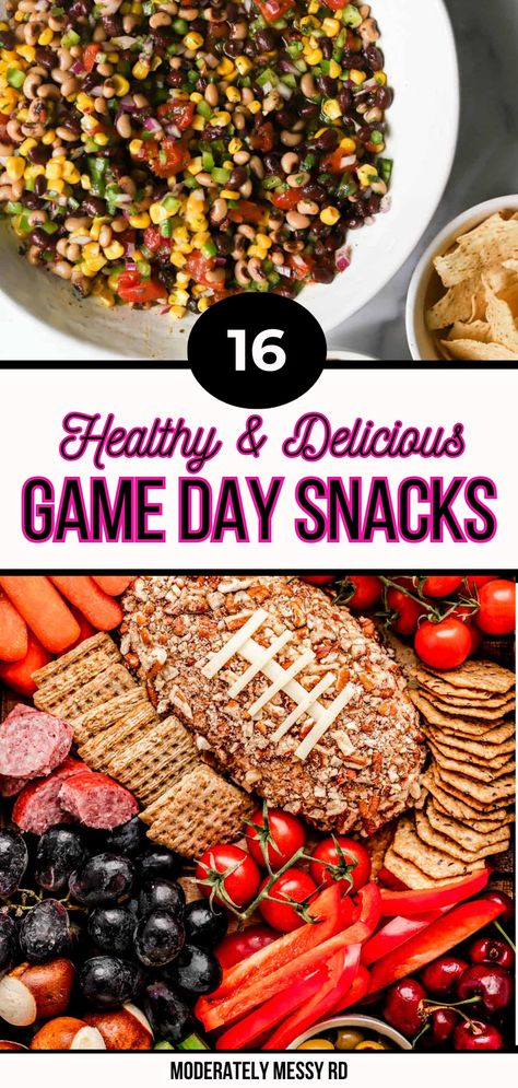 16 healthy snack ideas for game day! These recipes are great for appetizers on football Sunday that offer some additional benefits- like high protein, fiber and micronutrient options. These are what I like to call “functional” appetizers that offer a little more but they’re just as delicious! Like a healthier version of buffalo chicken dip, pumpkin hummus, and so many more options to try. Healthy Football Snacks Appetizers, Healthy Football Appetizers, Healthy Game Day Food, Healthy Game Day Snacks, Football Food Healthy, Football Snacks Appetizers, Healthy Football Snacks, Microbiome Recipes, Healthy Football