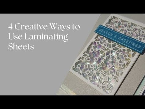 Laminating Ideas, Laminating Crafts, Paper Art Projects, Alcohol Ink Crafts, Homemade Art, Ink Crafts, Laminate Sheets, Stenciling, Card Making Techniques