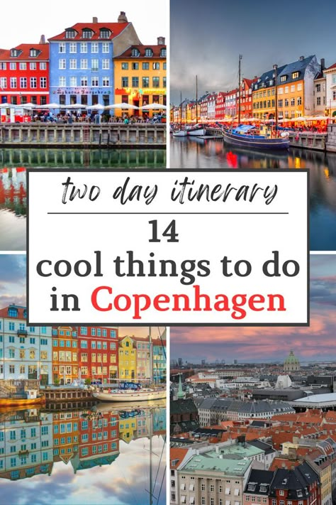 Planning 2 days in Copenhagen? This guide highlights the best things to do in Copenhagen, from must-see landmarks to hidden gems. Discover the best food in Copenhagen, top attractions, and tips for creating the ultimate Copenhagen itinerary. Whether you're exploring for one day or two, this guide is your perfect travel companion for making the most of your trip to Copenhagen, Denmark! Things To Do In Copenhagen, Visit Denmark, Copenhagen Travel, Travel Bucket List Ideas, Single Travel, Denmark Travel, Romantic Things To Do, Scandinavia Travel, Backpacking Europe