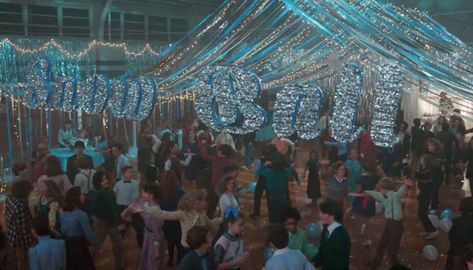 The Snow Ball Stranger Things 2 Snow Ball Stranger Things Aesthetic, Stranger Things Snowball Dance, Snowball Stranger Things, Stranger Things Snowball, Stranger Things Shifting Script, Snow Ball Dance, Shifting Stranger Things, Harvest Dance, Snowball Dance