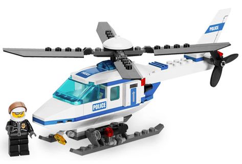 BrickLink - Set 7741-1 : Lego Police Helicopter [Town:City:Police] - BrickLink Reference Catalog Lego Police Station, Lego Helicopter, Police Helicopter, Lego City Police, Lego Building Instructions, Lego Toys, Building Instructions, Buy Lego, Lego Cars