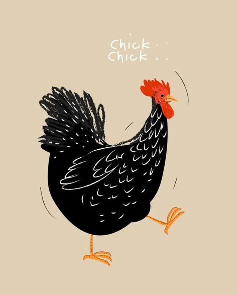 Chickens Illustration, Farm Chicken, Chicken Graphic, Chicken Background, Chicken Illustration Design, Farm Animal Illustration, Hen Drawing, Animal Vector Illustration, Chicken Animal