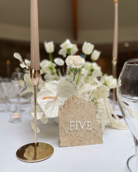 Table Numbers Wedding Stone, Stone Table Numbers Wedding, Stone Table Numbers, Philippine Wedding, Black And White Wedding Theme, Tucson Wedding, Wedding Stone, White Wedding Theme, Wedding Numbers